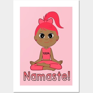 Yoga Girl: Namaste! Posters and Art